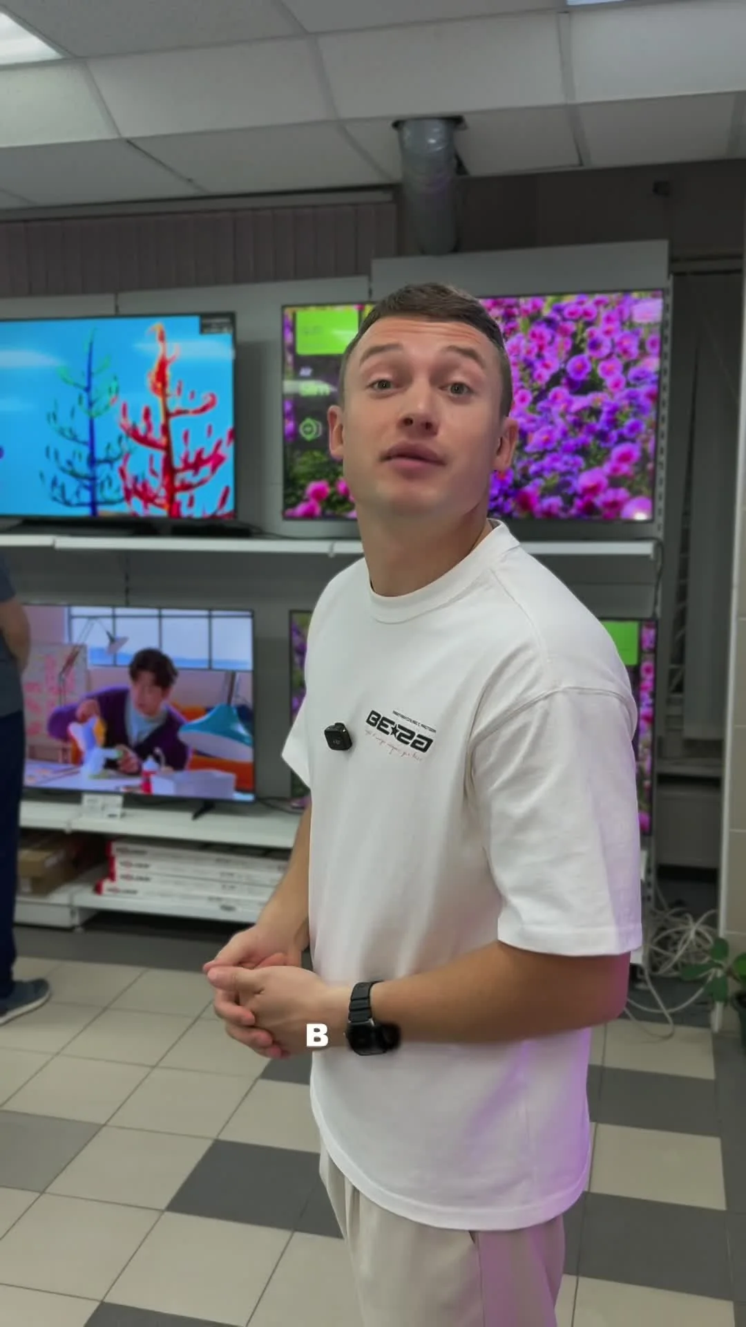 Большой экран LG: видео о телевизоре — кадр видеопубликации
